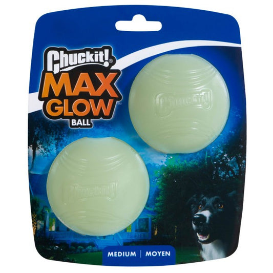 Chuckit! Max Glow Balls Medium 2 pack