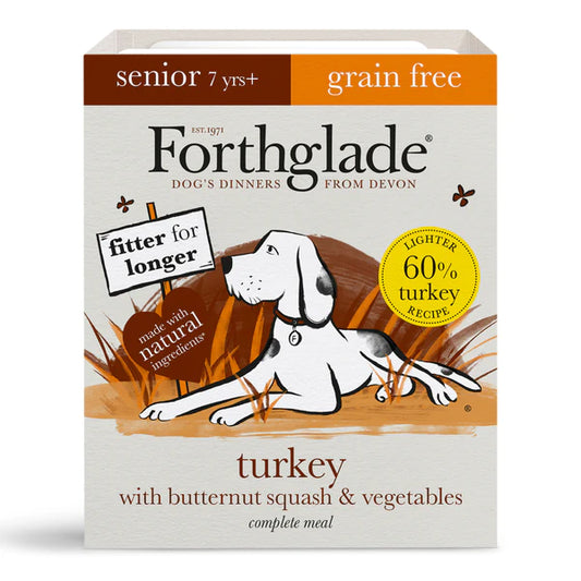 Forthglade Grain Free Complete Senior 7+ Turkey & Butternut Squash And Veg