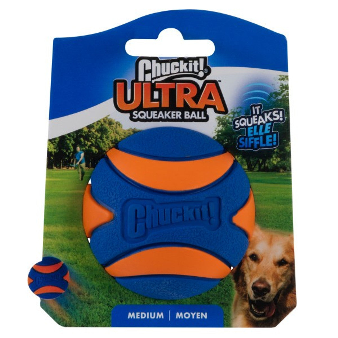 Chuckit! Ultra Squeaker Ball Medium 6.5cm