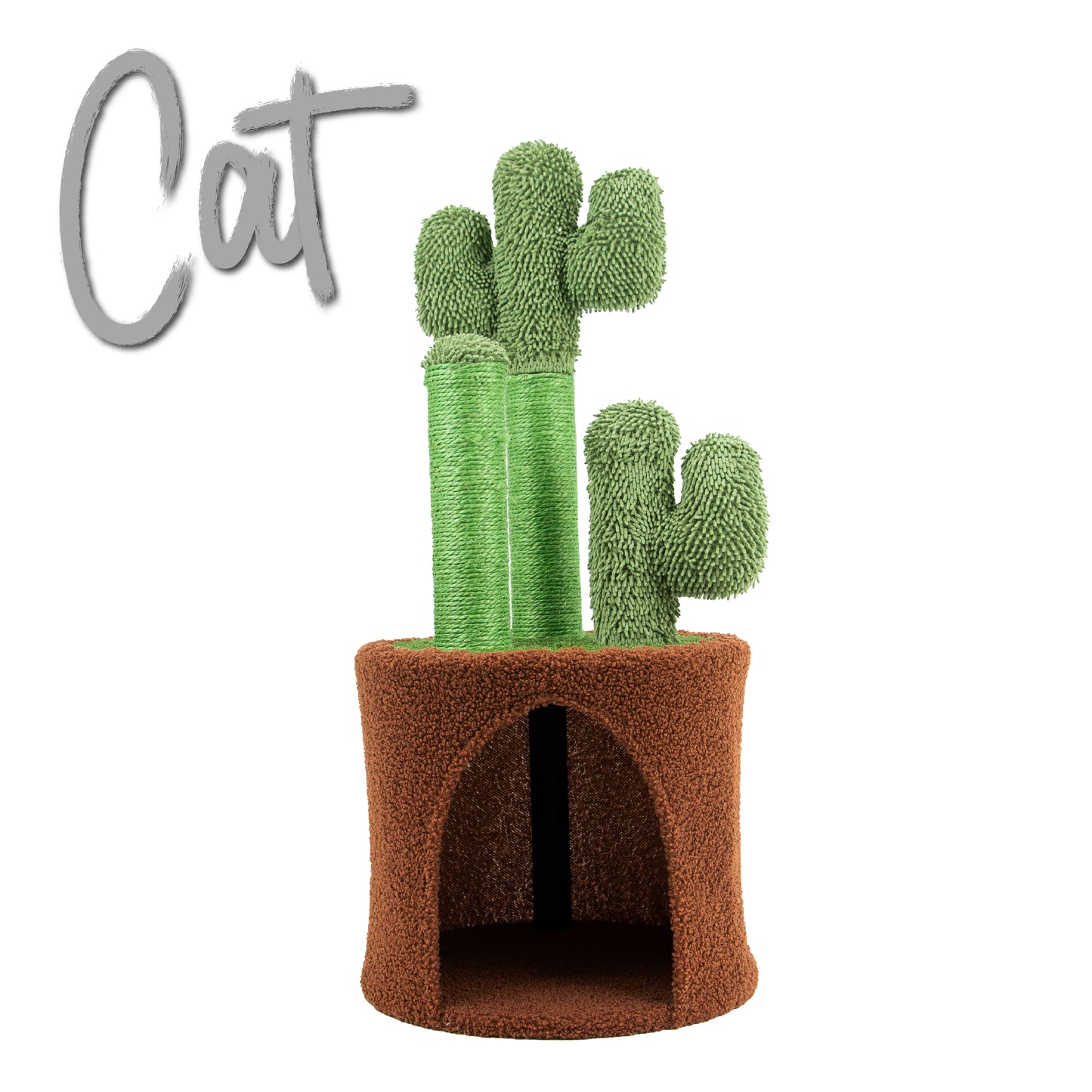 Ancol Desert Cactus Cat Tree Bed/Scratch Post