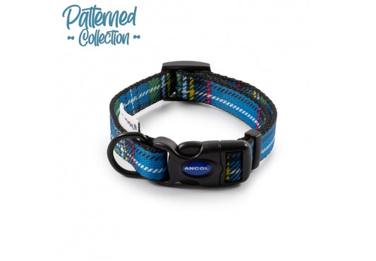 Ancol Adjustable Tartan Dog Collar