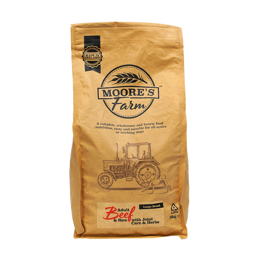 Moore's Farm Adult Large Breed Beef & Rice 12kg
