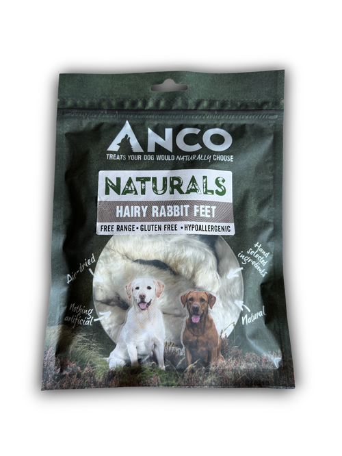 Anco Hairy Rabbit Feet 100g
