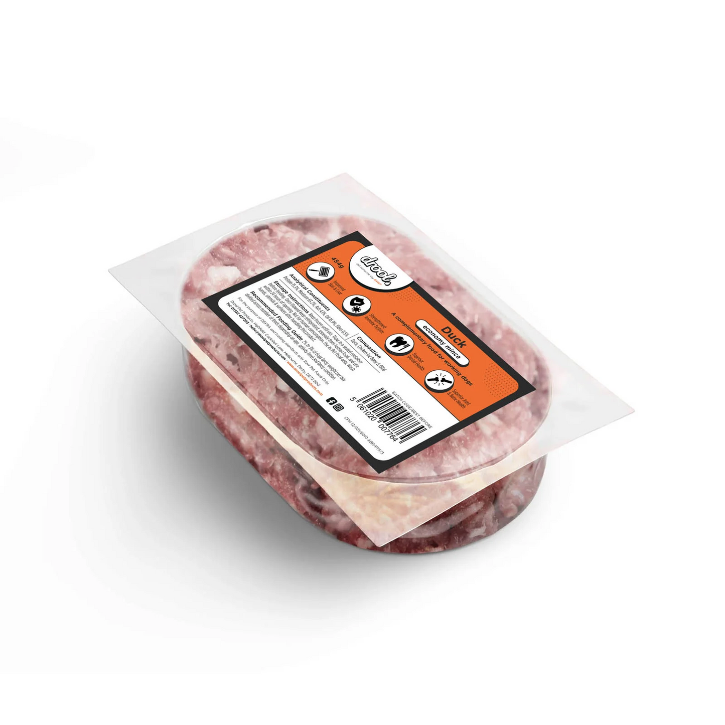 Drool Economy Mince - Duck 454g