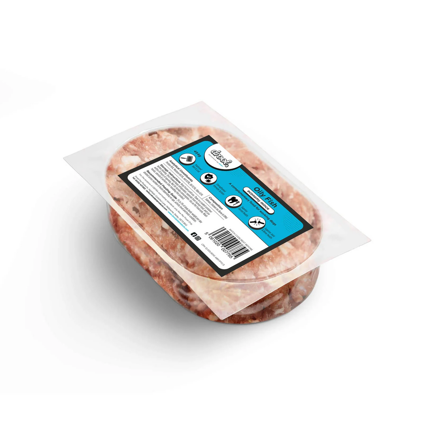 Drool Economy Mince - Oily Fish 454g