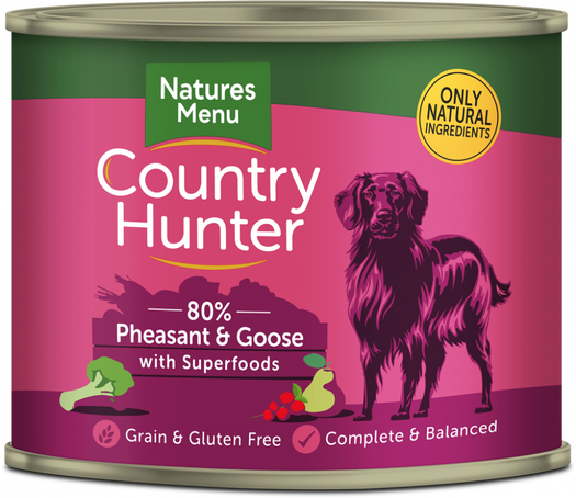 Country Hunter Dog Can Pheasant & Goose 600g