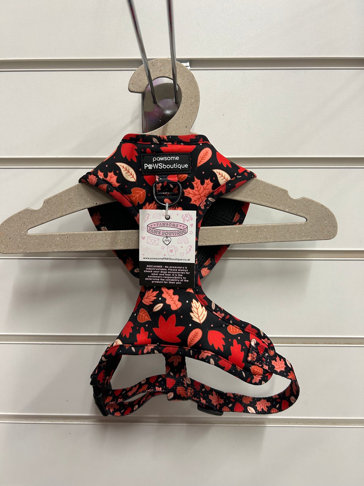 Pawsome Paws Boutique Autumn Aroma Adjustable Harness