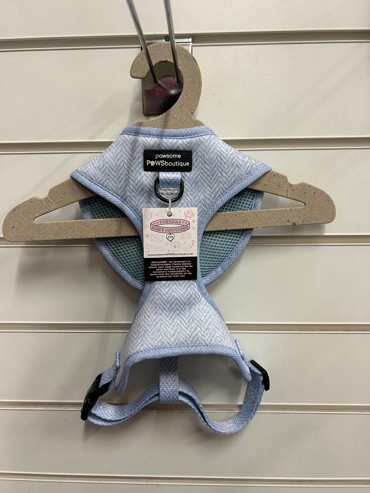 Pawsome Paws Boutique Country Bluebell Adjustable Harness