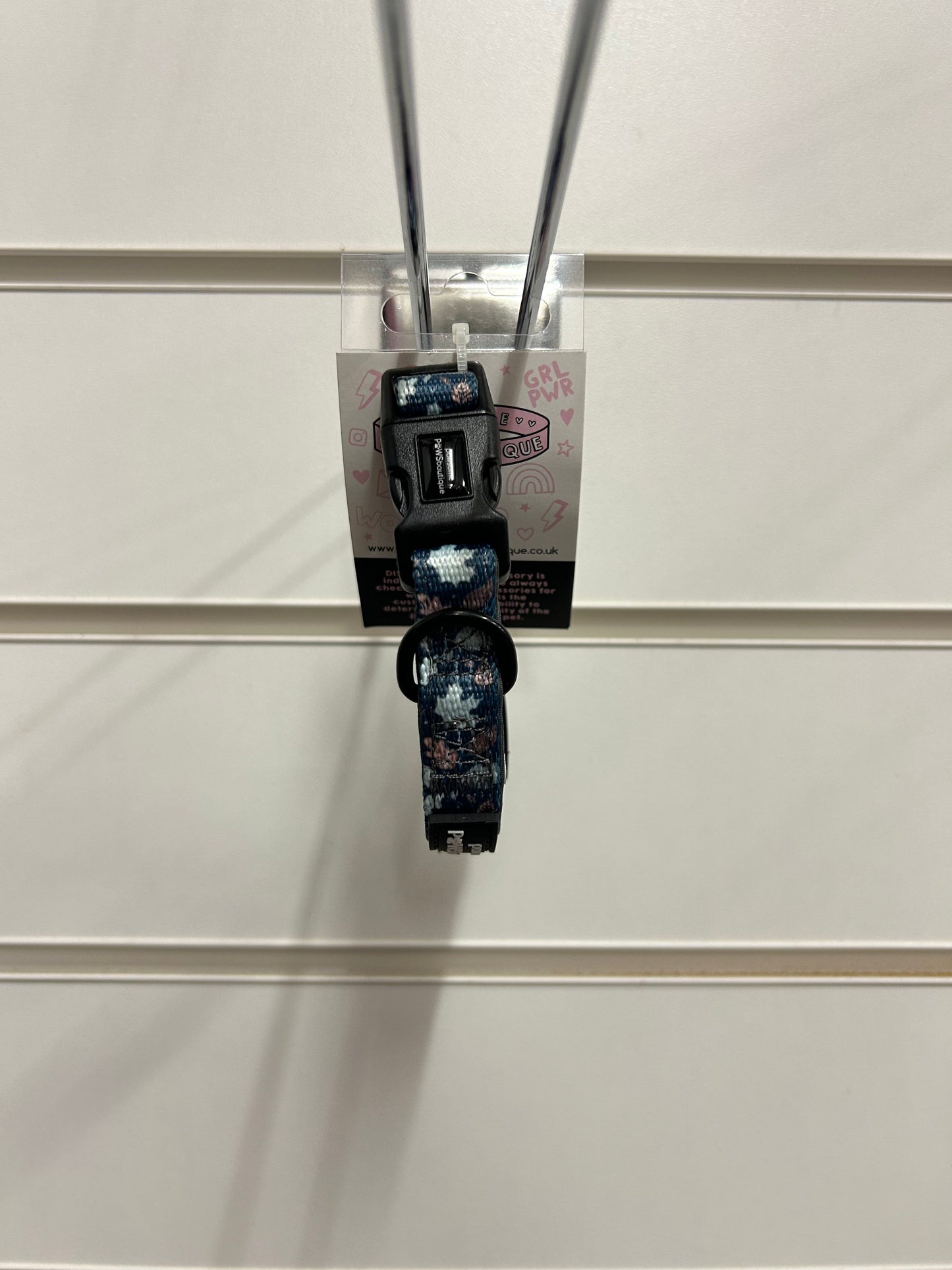 Pawsome Paws Boutique Winter Blues Collar - Extra Small