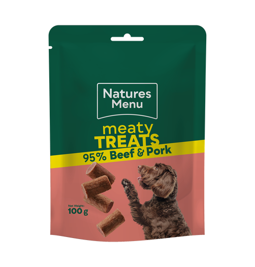 Natures Menu Treats Beef 100g