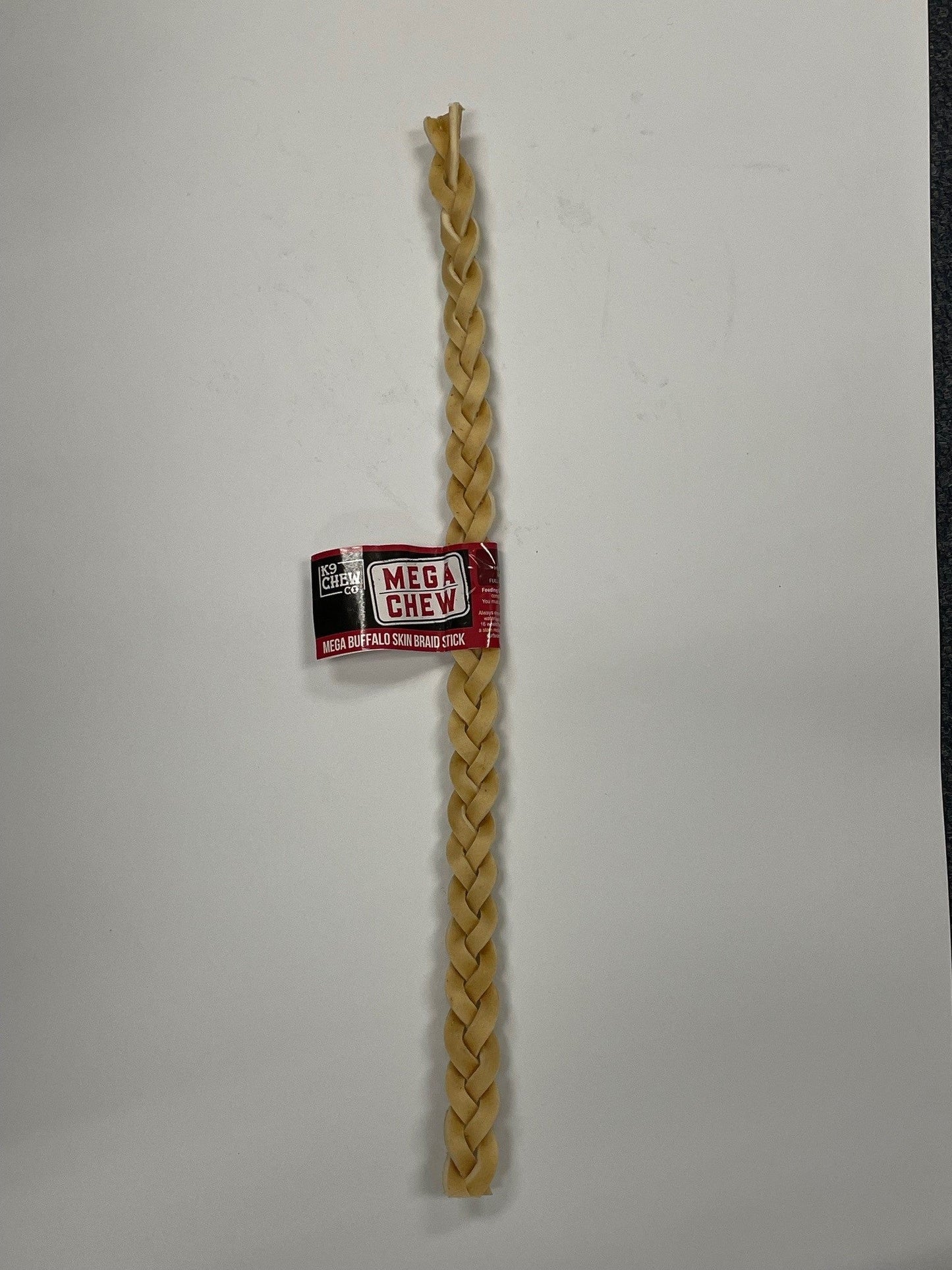 K9 Chew Co. Mega Buffalo Skin Braid