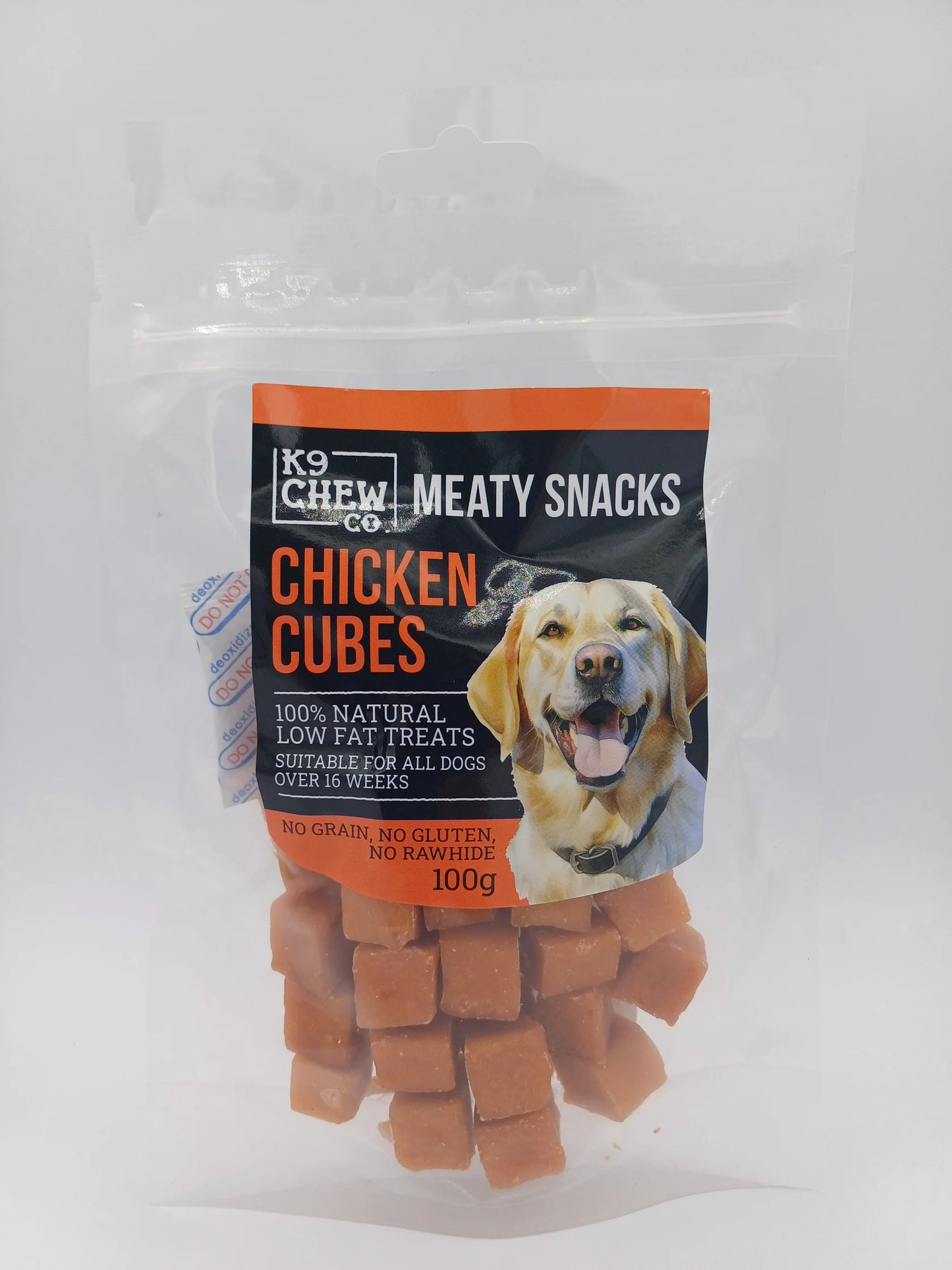 K9 Chew Co. Meaty Snacks Chicken Cubes 100g