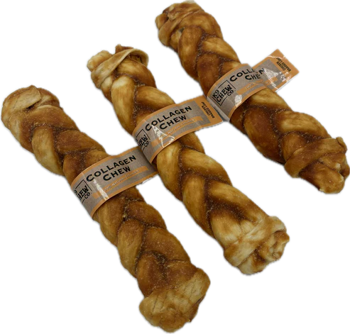 K9 Chew Co. Collagen Braided Loaf(approx. 25cm long)