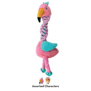 KONG Knots Twists Squeaky Tug Dog Toy - Medium/Large Assorted