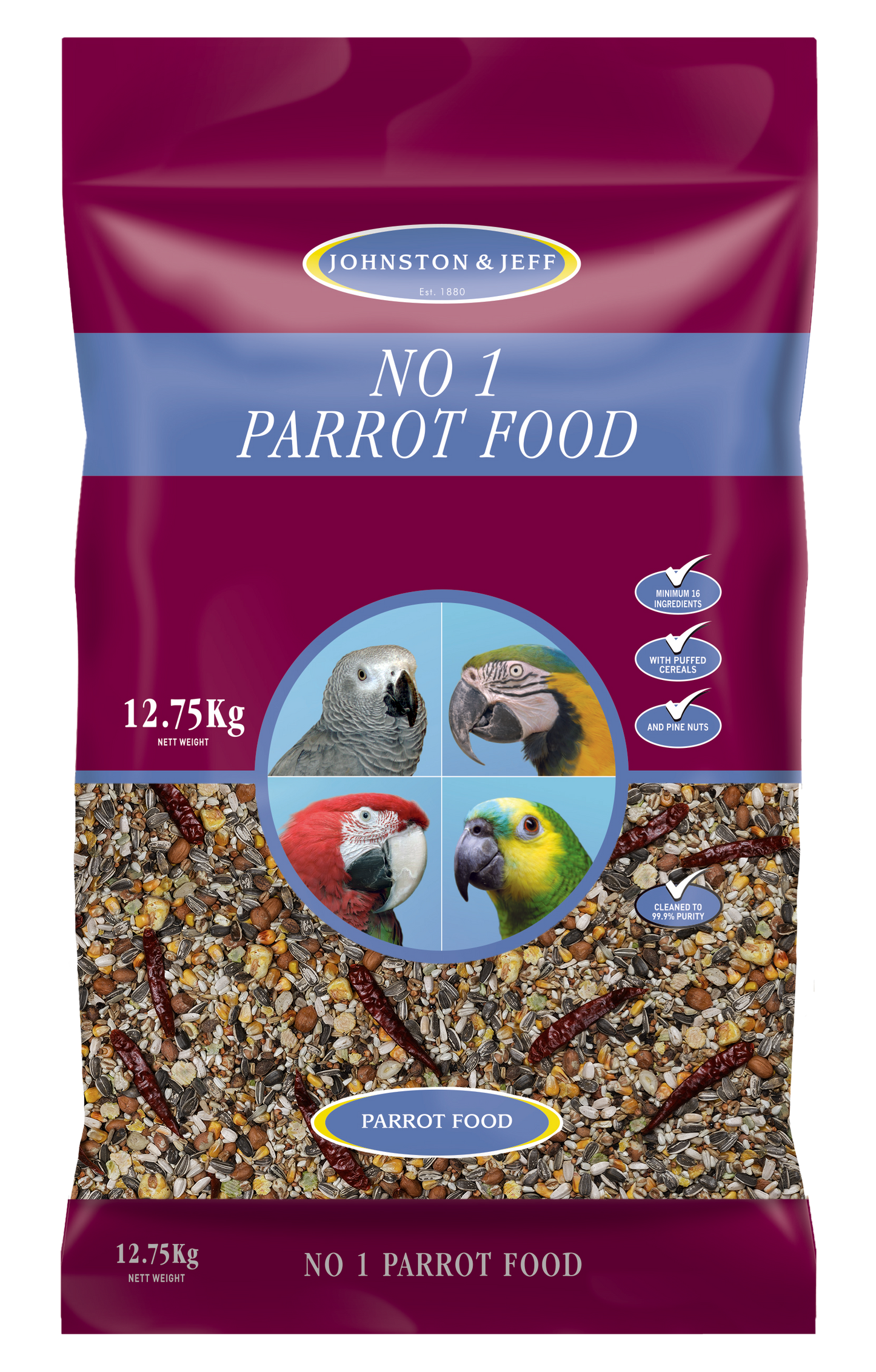 Johnston & Jeff No.1 Parrot Food 12.75kg