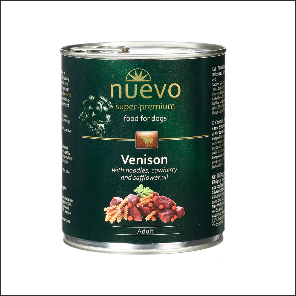 Nuevo Dog Adult Venison Menu 800g