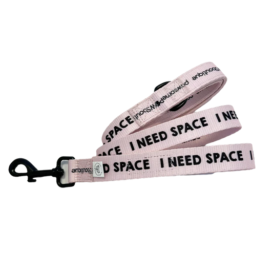 Pawsome Paws Boutique I Need Space Lead - Baby Pink
