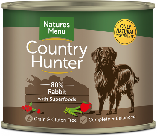 Country Hunter Dog Can Rabbit & Cranberry 600g
