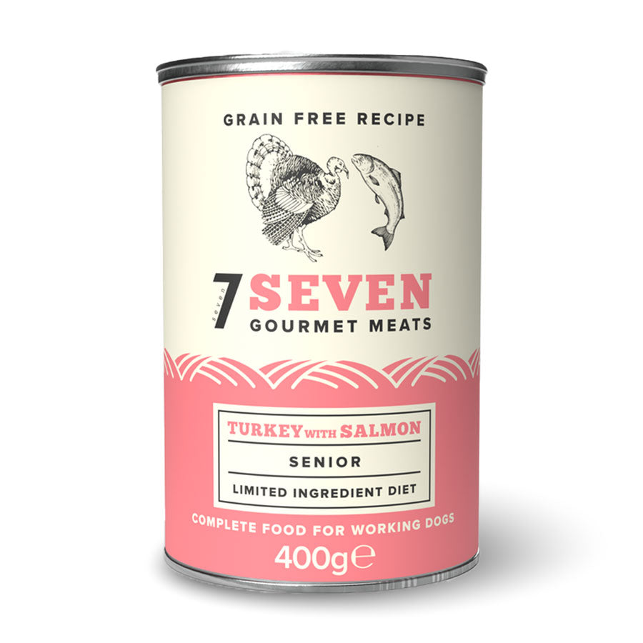 Seven Senior Turkey & Sweet Potato Can 400G
