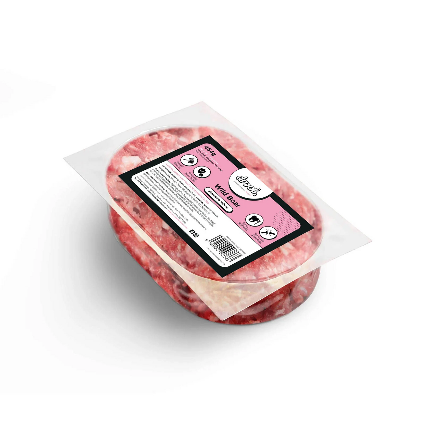 Drool Standard Mince - Wild Boar 454g