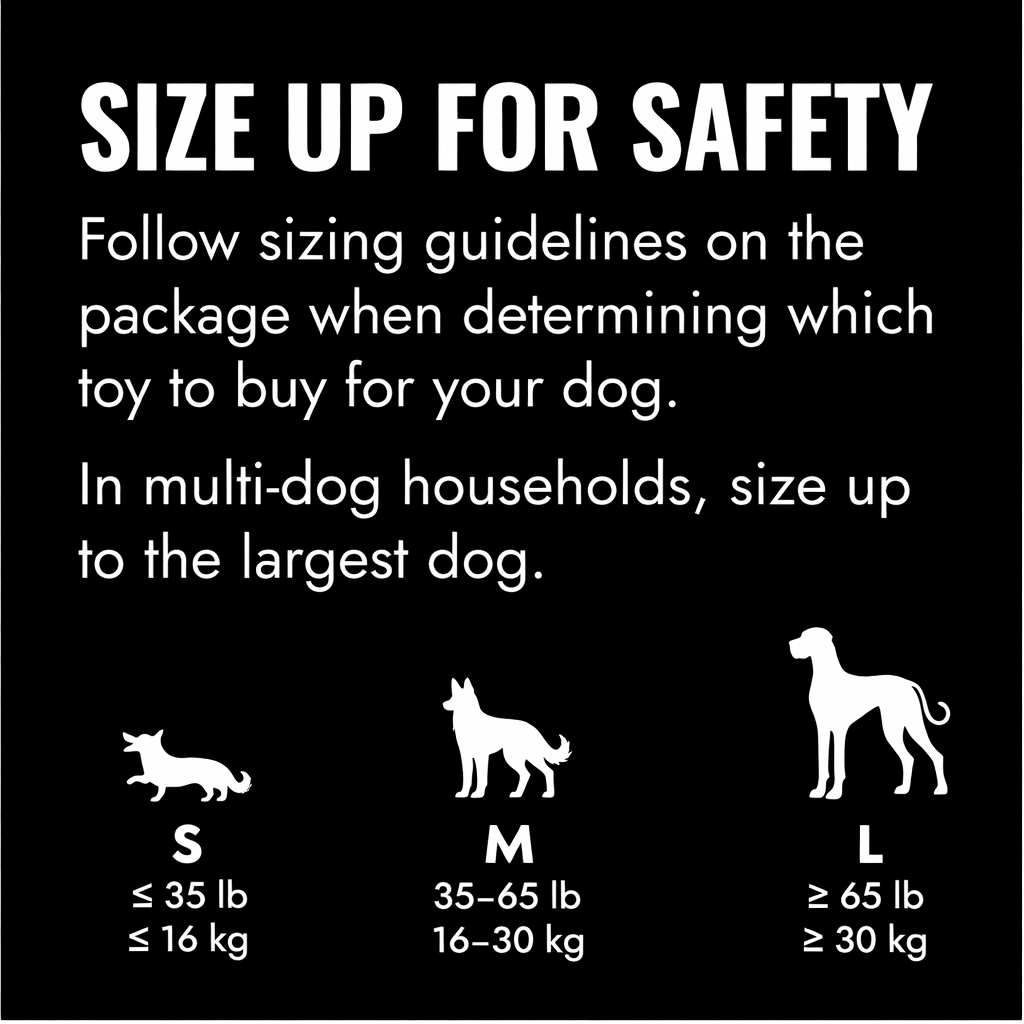 TPR Rubber Dog Toy Cone with Rope Handle – Medium