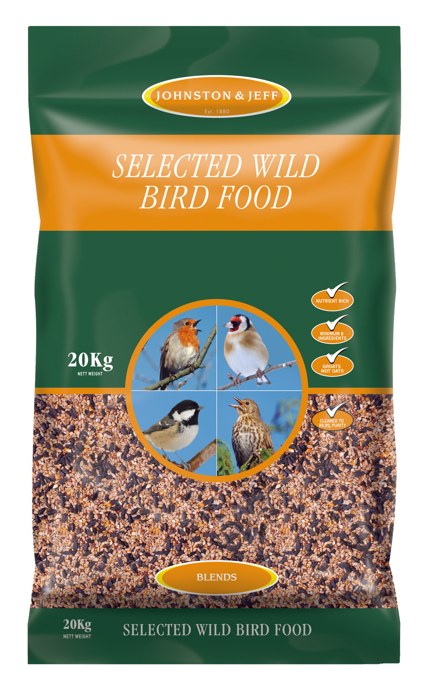 Johnston & Jeff Selected Wild Bird Food 20kg