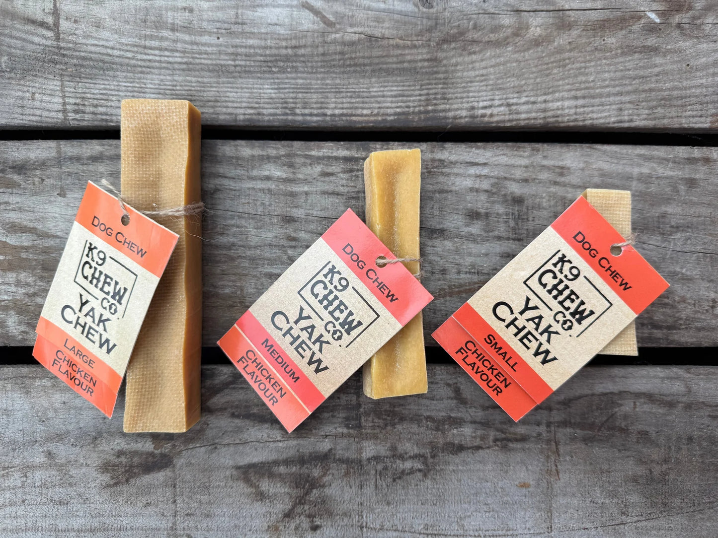 K9 Chew Co. Yak Chew - Chicken Flavour Medium