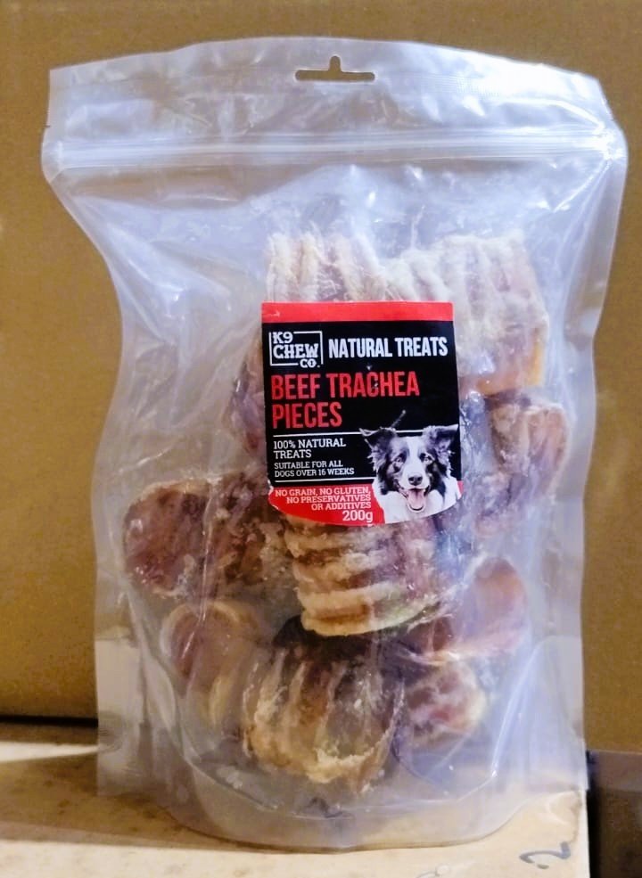 K9 Chew Co. Beef Trachea Pieces 200g