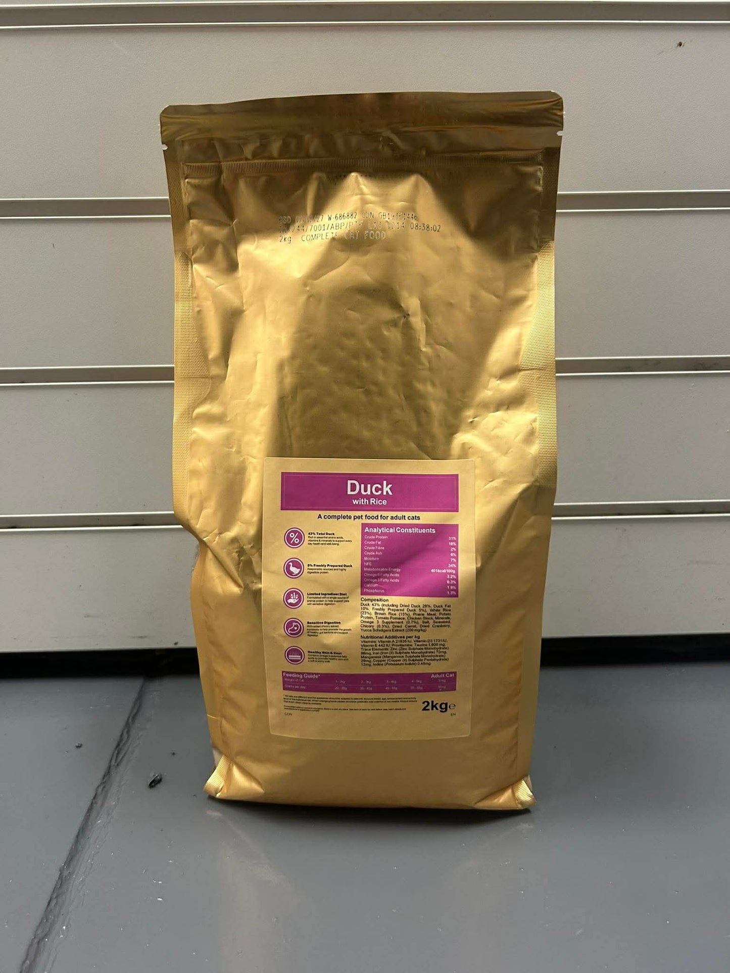 Carltons Premium Cat Food Duck & Rice 2kg