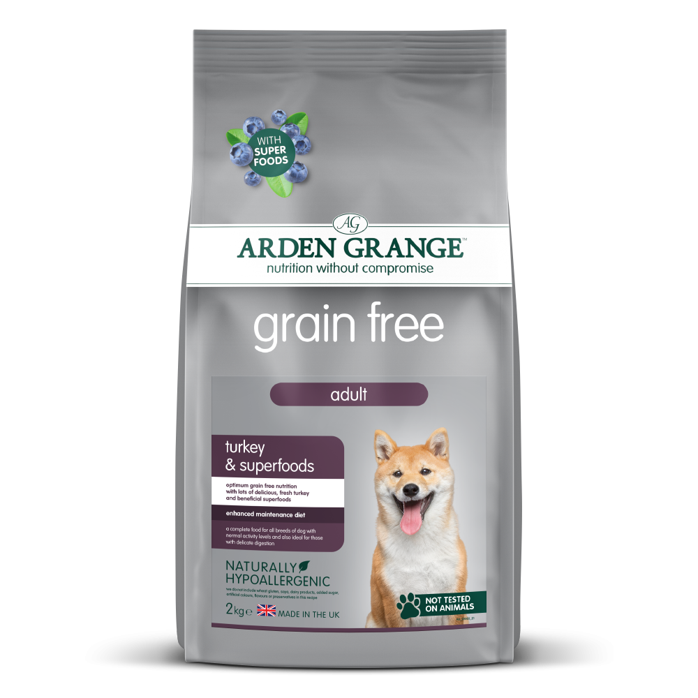Arden Grange Grain Free Adult Turkey & Superfoods 2kg