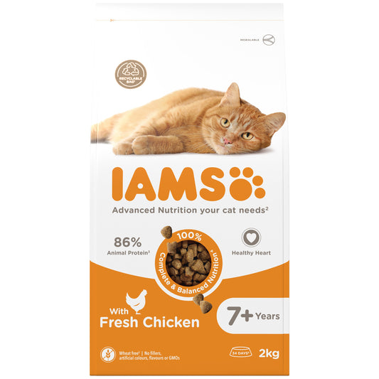Iams Cat Senior Vitality Chicken 2kg