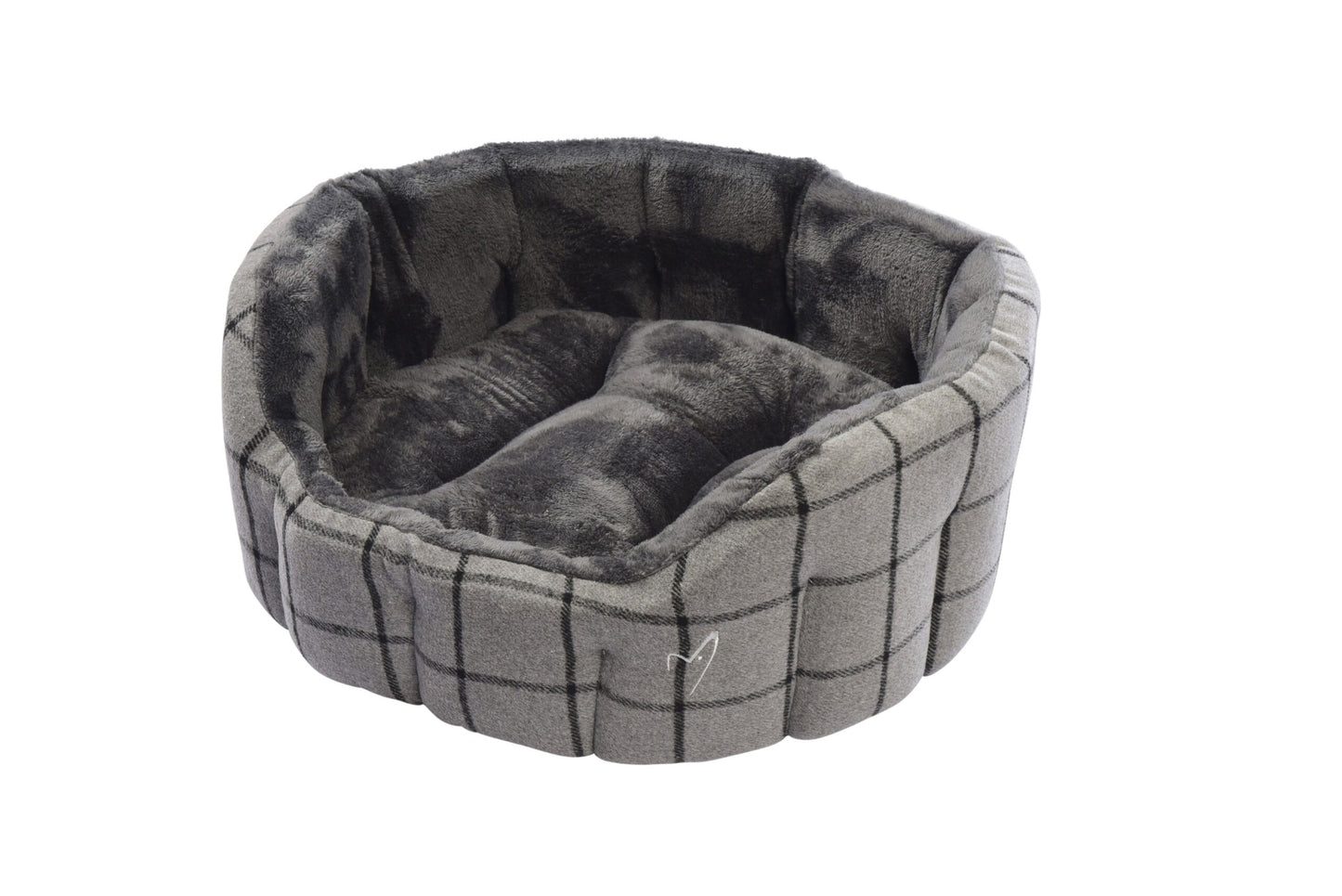 Camden Deluxe Bed Extra Large Grey Check