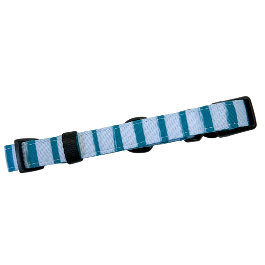 Pawsome Paws Boutique Blue Stripe Collar