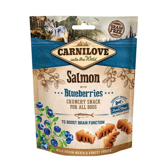 Carnilove Crunchy Dog Treats Salmon with Blueberries