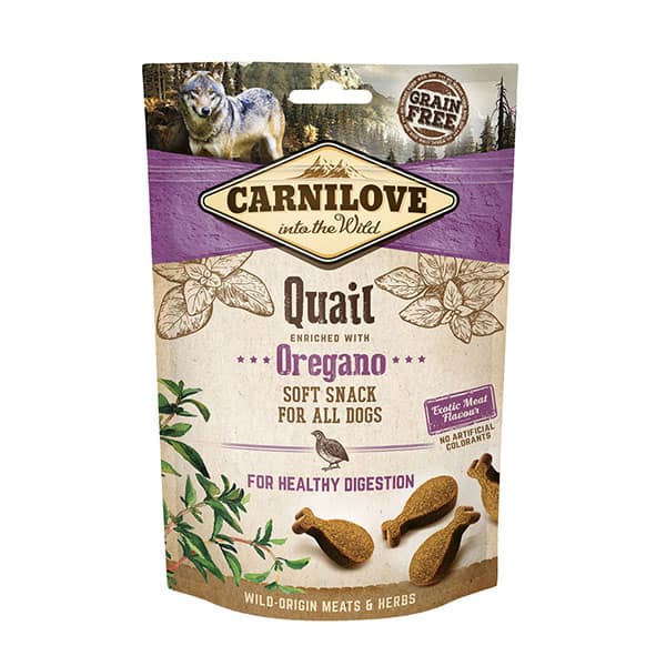 Carnilove Dog Semi Moist Quail with Oregano