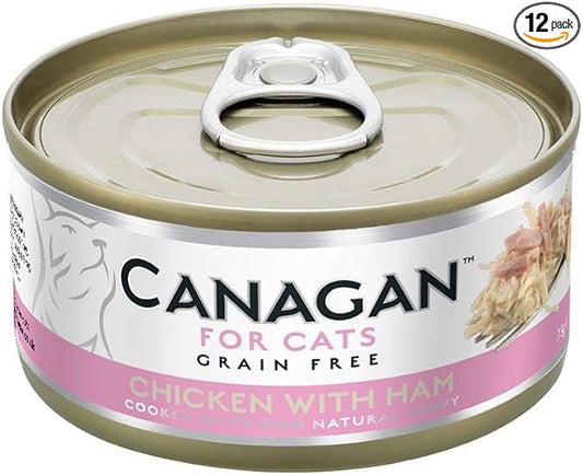 Canagan Wet Cat Can - Chicken with Ham 75g