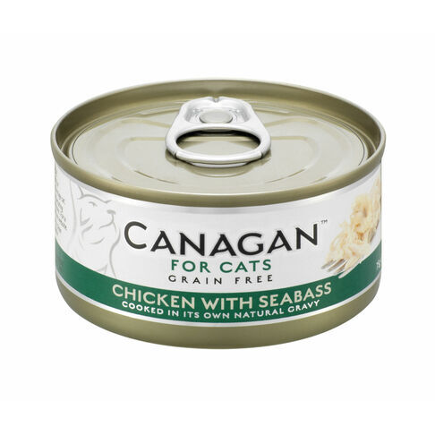 Canagan Wet Cat Can - Chicken with Seabass 75g