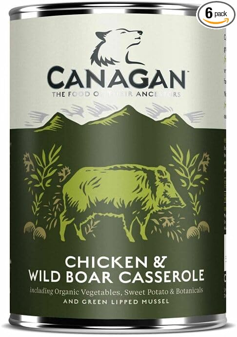 Canagan Wet Dog Food Chicken & Wild Boar Casserole 400g