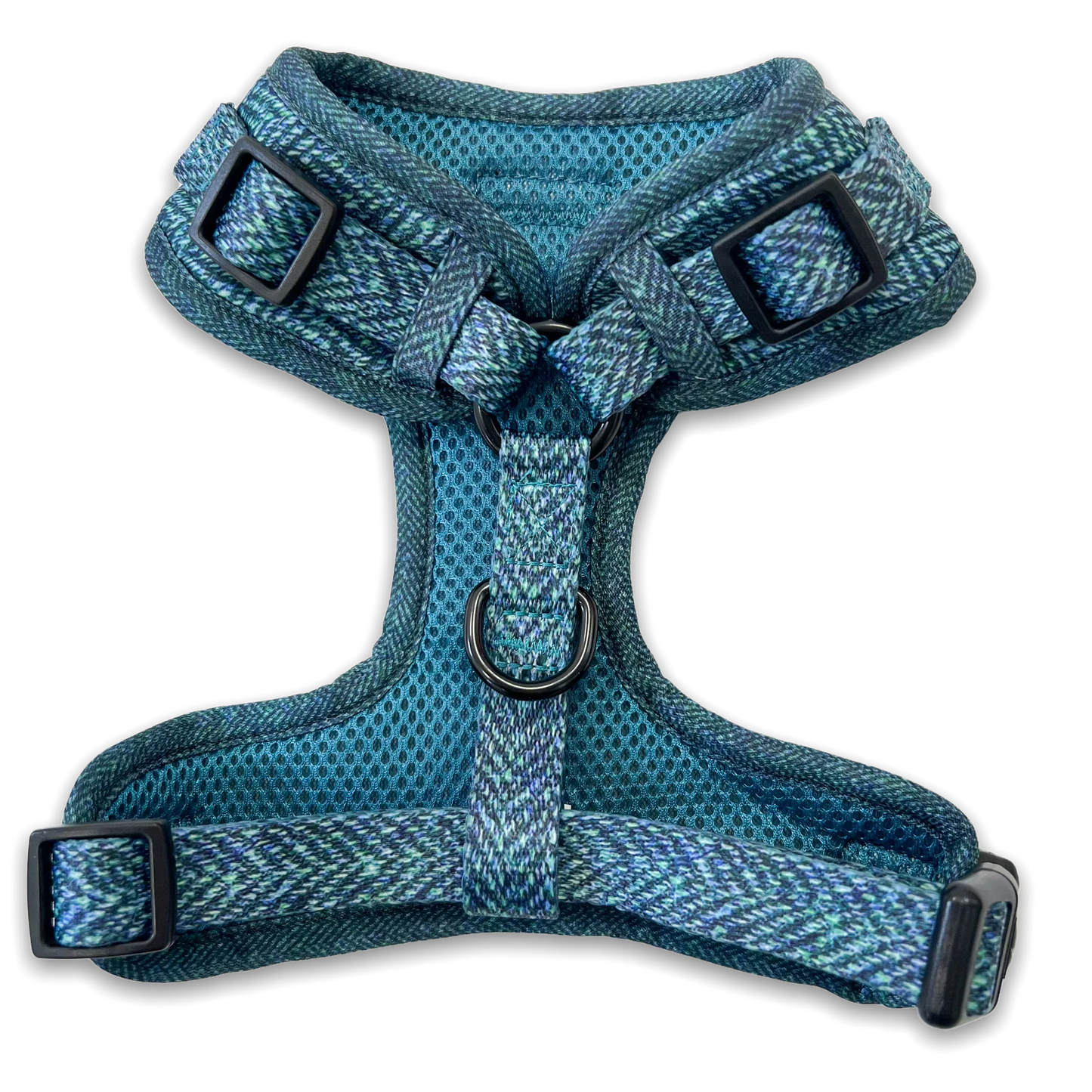 Pawsome Paws Boutique Country Teal Adjustable Harness