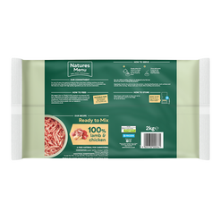 Natures Menu Frozen Ready to Mix 100% Lamb & Chicken Freeflow 2kg