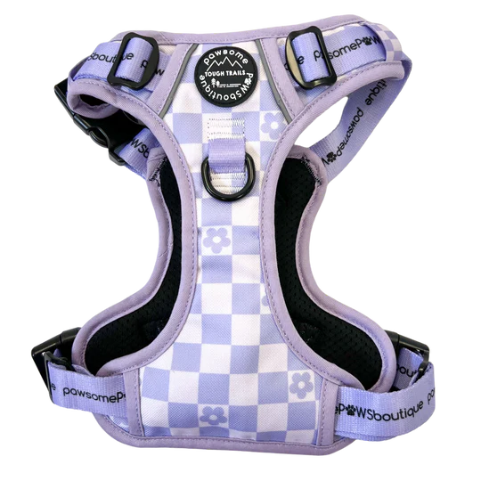 Pawsome Paws Boutique Flower Check Tough Trails Harness