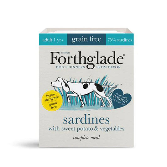 Forthglade Grain Free Complete Adult Sardines, Sweet Potato & Veg