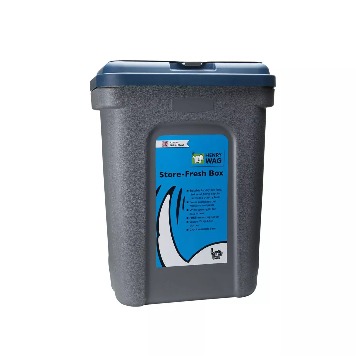 Henry Wag Store Fresh Dog Food Bin 15kg