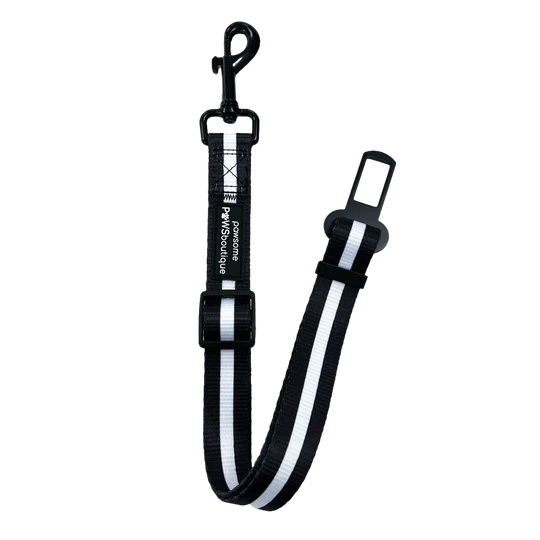Pawsome Paws Boutique Essentials Jet Black Seat Belt Restraint