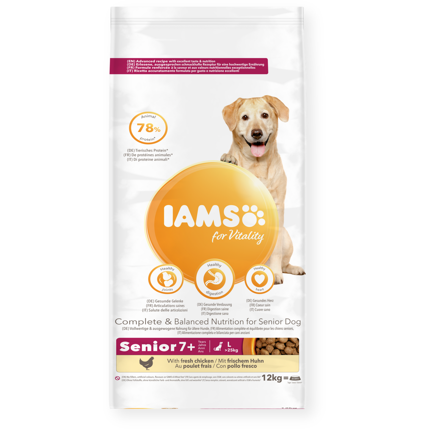 Iams for Vitality Senior Large Breed Chicken