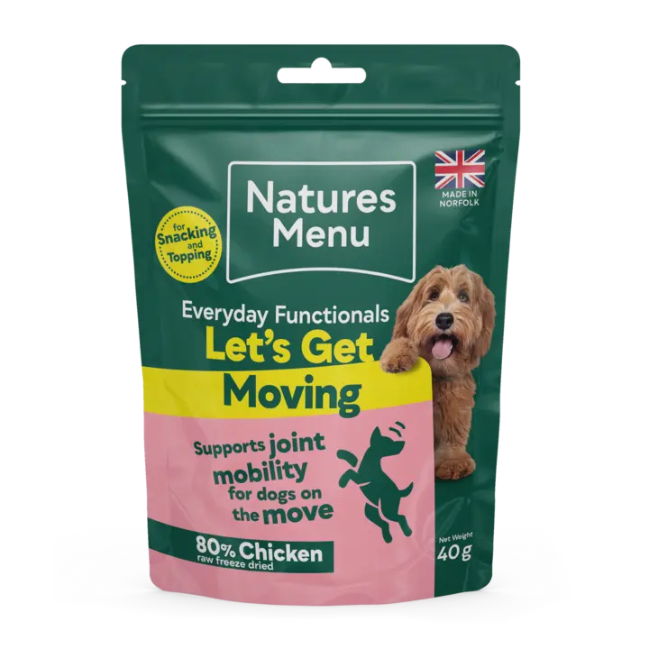 Natures Menu Everyday Functionals Let's Get Moving Mobility Dog Treats 40g