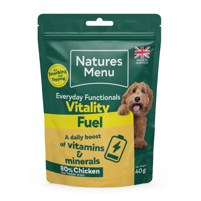 Natures Menu Everyday Functionals Vitality Fuel Dog Treats 40g