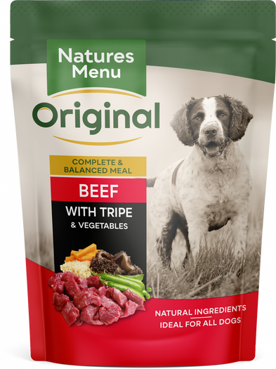 Natures Menu Original Beef with Tripe Pouch 300g