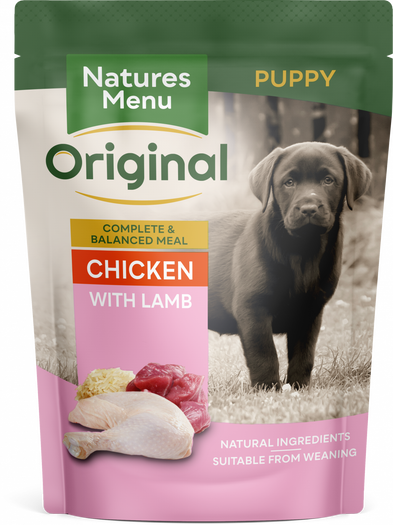 Natures Menu Original Puppy Chicken with Lamb Pouch 300g