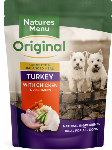 Natures Menu Original Turkey with Chicken Pouch 300g